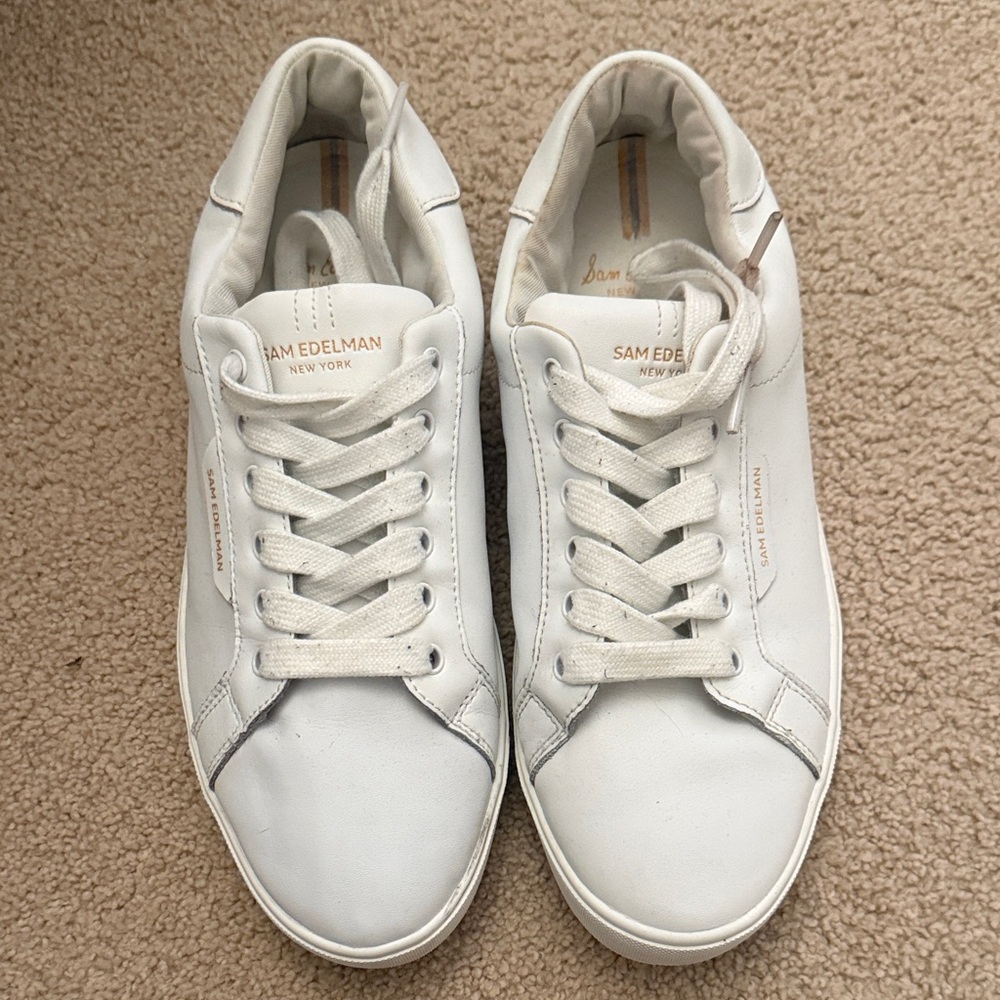 Sam Edelman Classic White Men's Sneakers